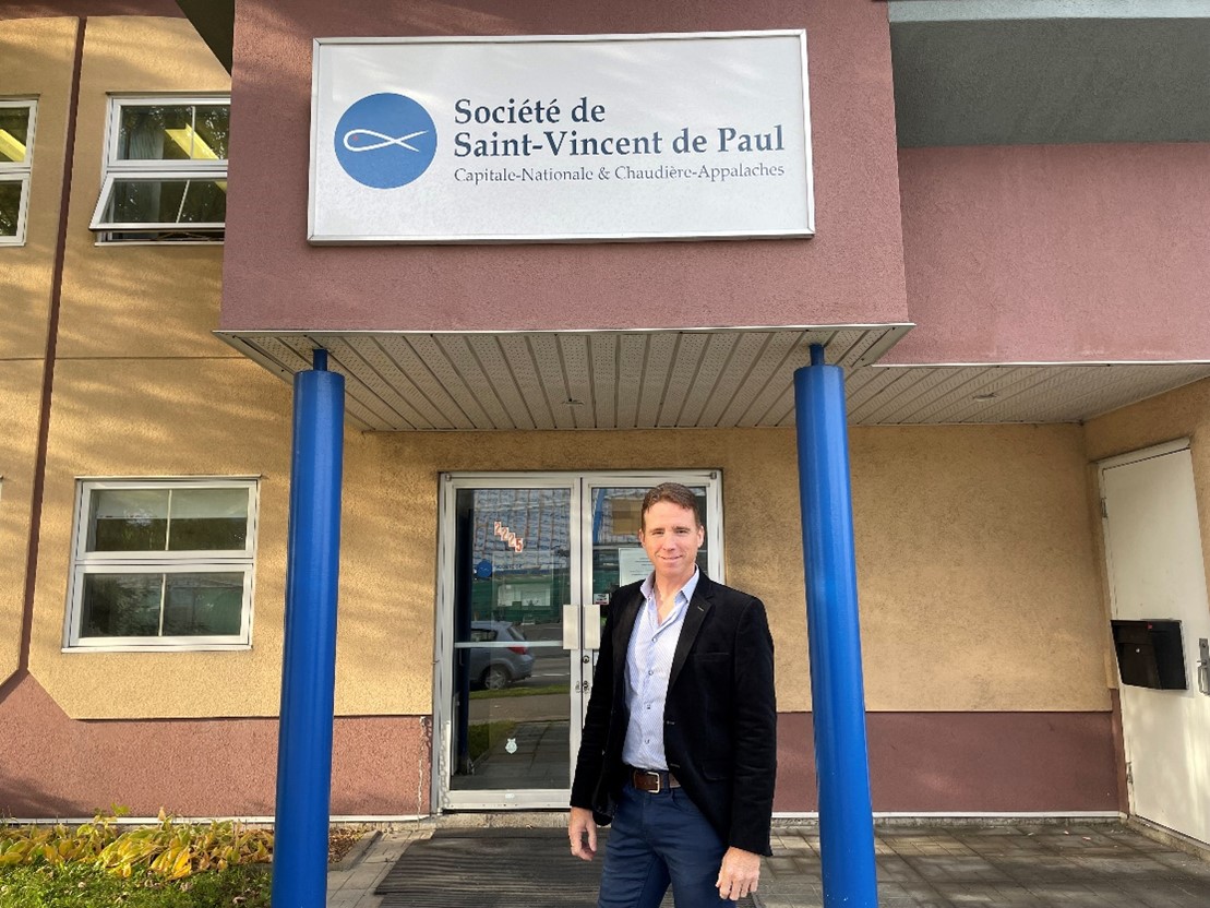 Nouveau directeur général à la SSVPQ Société SaintVincentdePaul de